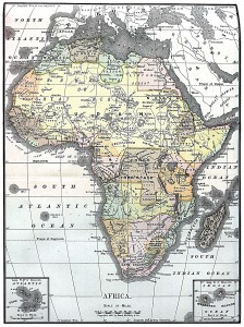 1890 Africa Map