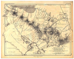 costa rica map 1861