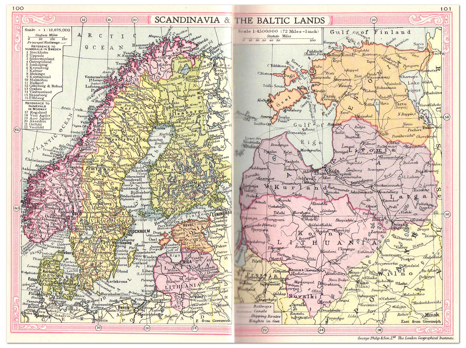 Baltic States Map